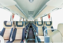 Bus interior