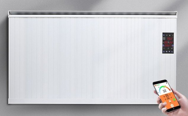 Wall mounted electric heater